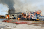 Prio 1 Brand Industrie Agrarisch Fabricage Opslaggeb NB Grote Brand Foarwei Kollumerzwaag